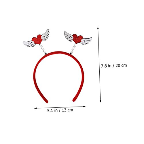 ELAYARD 4 Stück Teiliges Valentinstag Haarreif Herzförmige Glitzer Stirnbänder für Damen Flexible Hautfreundliche Party Haarreifen für Festival Cosplay und Alltag ELAYARD 4 Stück Teiliges Valentinstag Haarreif Herzförmige Glitzer Stirnbänder für Damen Flexible Hautfreundliche Party Haarreifen für Festival Cosplay und Alltag von ELAYARD