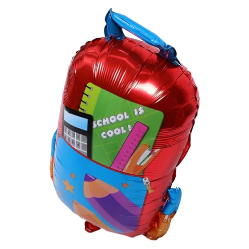 ELAYARD 5 Stück Teiliges Schulranzen Aluminiumfolie Ballon Kindersichere Wiederverwendbare Back To School Dekoration für Kindergarten und Klassenzimmer Zeitsparend Aufzublasen Interaktive ELAYARD 5 Stück Teiliges Schulranzen Aluminiumfolie Ballon Kindersichere Wiederverwendbare Back To School Dekoration für Kindergarten und Klassenzimmer Zeitsparend Aufzublasen Interaktive von ELAYARD