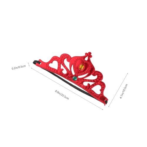 ELAYARD 6 Stück Teiliges Gold Blau Roségold Silber Rot Weiche Bequeme Geburtstags kopfschmuck für Prinzessinnen Vielseitig für Cosplay Festliche Anlässe und Kostümpartys von ELAYARD