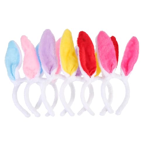 ELAYARD 6 Stück Teiliges Plüsch Hasenohren Haarreif Bunte Party Accessoires Niedlicher Bunny Ohren Stirnband für Karneval Kostüm und Cosplay Erwachsene ELAYARD 6 Stück Teiliges Plüsch Hasenohren Haarreif Bunte Party Accessoires Niedlicher Bunny Ohren Stirnband für Karneval Kostüm und Cosplay Erwachsene von ELAYARD