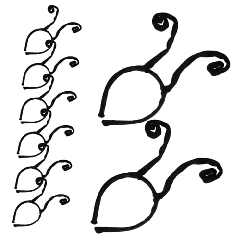 ELAYARD 8 Stück Teiliges Halloween Haarband Leichter Antennen Haarreif mit Schmetterlingsdesign Komfortabler Haarschmuck für Fasching Karneval Cosplay und Geburtstagsfeiern Schwarz von ELAYARD