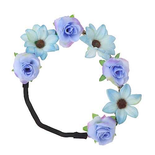 ELAYARD Blumenhaarschmuck Mit Rosen Und Sonnenblumen Eleganter Haarschmuck Für Hochzeiten Festivals Fotografie Und Alltag Verstellbares Stilvolles Haarband Blau Langlebig Und Komfortabel ELAYARD Blumenhaarschmuck Mit Rosen Und Sonnenblumen Eleganter Haarschmuck Für Hochzeiten Festivals Fotografie Und Alltag Verstellbares Stilvolles Haarband Blau Langlebig Und Komfortabel von ELAYARD