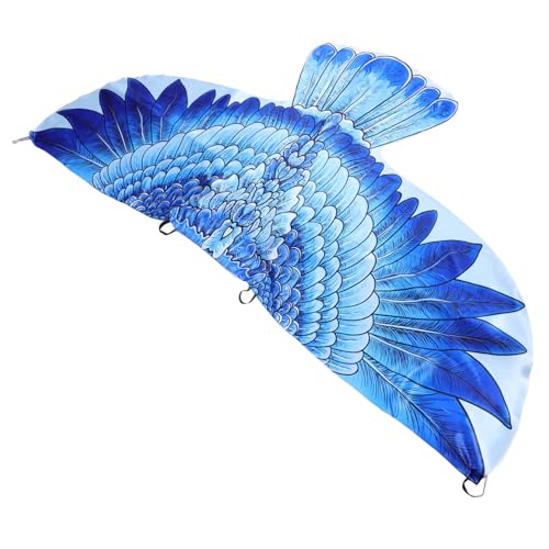 ELAYARD Bunter Adlerflügel Umhang Erwachsene Verstellbare Flügel Karneval Party Kostümzubehör Cosplay Halloween Vogelkostüm Accessoire für Fasching Bühnenauftritte von ELAYARD