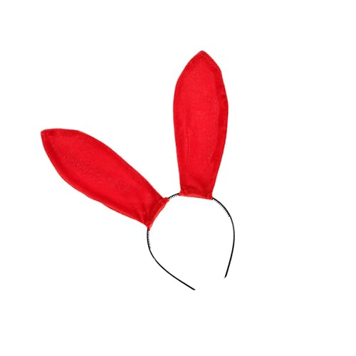 ELAYARD Cosplay Hasenohr Haarreif Rotes Kopfschmuck Accessoire für Partys und Performances Lustiger Haarband für Ostern und Halloween Details und Leichtes Design ELAYARD Cosplay Hasenohr Haarreif Rotes Kopfschmuck Accessoire für Partys und Performances Lustiger Haarband für Ostern und Halloween Details und Leichtes Design von ELAYARD