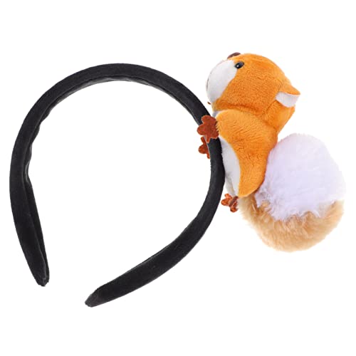 ELAYARD Eichhörnchen Haarreifen für Erwachsene Lustiges Cartoon Stirnband für Partys und Cosplay aus Hochwertigem Plüschmaterial Gefertigt Bequem und Langlebig Haarschmuck ELAYARD Eichhörnchen Haarreifen für Erwachsene Lustiges Cartoon Stirnband für Partys und Cosplay aus Hochwertigem Plüschmaterial Gefertigt Bequem und Langlebig Haarschmuck von ELAYARD