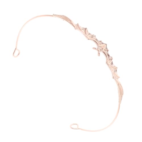 ELAYARD Gothic Fledermaus Haarreif aus Langlebiger Legierung Halloween Kostüm Accessoire für Party Cosplay Festival Kopfband in Roségold von ELAYARD