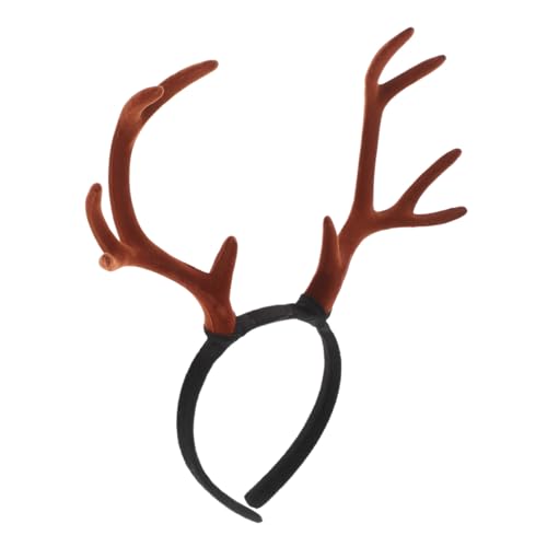 ELAYARD Großer Weihnachts Haarreif mit Realistischen Rentiergeweihen Verstellbares Stirnband für Erwachsene für Kostüm und Partyzubehör Festliches Cosplay Accessoire Braun ELAYARD Großer Weihnachts Haarreif mit Realistischen Rentiergeweihen Verstellbares Stirnband für Erwachsene für Kostüm und Partyzubehör Festliches Cosplay Accessoire Braun von ELAYARD