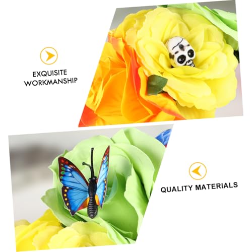 ELAYARD Halloween Haarreif mit Rosenblüten und Totenkopf Farbenfrohes Party Haarband Stilvolles Haarschmuck Accessoire für Damen für Kostüm und Fotoshooting ELAYARD Halloween Haarreif mit Rosenblüten und Totenkopf Farbenfrohes Party Haarband Stilvolles Haarschmuck Accessoire für Damen für Kostüm und Fotoshooting von ELAYARD