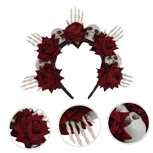 ELAYARD Halloween Schädel Haarreif Stilvoll Leicht Halloween Party Haaraccessoire Festival Stirnband für Kostüm Maske ELAYARD Halloween Schädel Haarreif Stilvoll Leicht Halloween Party Haaraccessoire Festival Stirnband für Kostüm Maske von ELAYARD