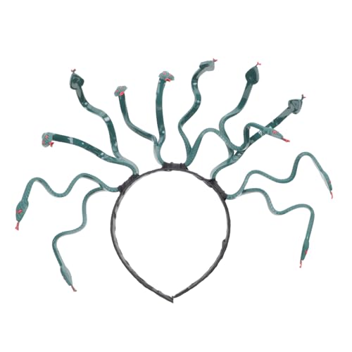 ELAYARD Halloween Schlangen Kopfschmuck Medusa Stil Halloween Stirnband für Damen und Mädchen Sicherer Langlebiger Cosplay Haarschmuck Partydekor mit Detaillierter Verarbeitung ELAYARD Halloween Schlangen Kopfschmuck Medusa Stil Halloween Stirnband für Damen und Mädchen Sicherer Langlebiger Cosplay Haarschmuck Partydekor mit Detaillierter Verarbeitung von ELAYARD