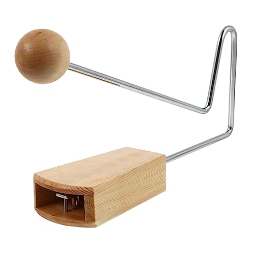 ELAYARD Holz Percussion Instrument Musikalisches für Einfach zu Fördert Kreativität und Konzentration Geeignet für Vorschule und Grundschule Natürliche Holzfarbe von ELAYARD