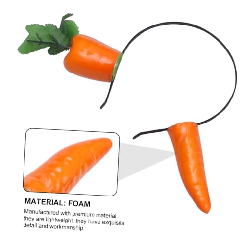 ELAYARD Karotten haarreif Party Haarschmuck für Damen Dekorativer Langlebiger Stoff haarreifen für Halloween Festival Feiertage Bequeme Kopfbedeckung für Erwachsene ELAYARD Karotten haarreif Party Haarschmuck für Damen Dekorativer Langlebiger Stoff haarreifen für Halloween Festival Feiertage Bequeme Kopfbedeckung für Erwachsene von ELAYARD