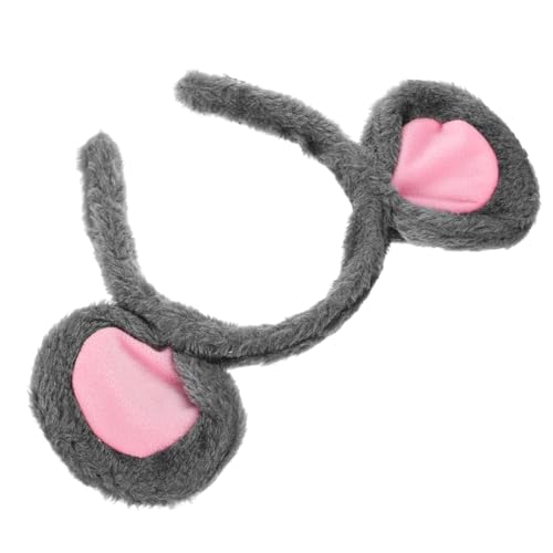 ELAYARD Mäuseohren Haarreifen Plüsch Tierkostüm Zubehör Leicht Bequem Nonslip Für Fasching Karneval Cosplay Party Halloween Frauen ELAYARD Mäuseohren Haarreifen Plüsch Tierkostüm Zubehör Leicht Bequem Nonslip Für Fasching Karneval Cosplay Party Halloween Frauen von ELAYARD