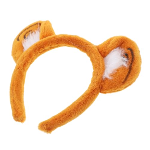 ELAYARD Niedliches Tigerohren Haarband für Mädchen Weiches Cosplay Stirnband Party Zubehör für Kostümfeste und Fotoshootings Leicht Komfortabel von ELAYARD