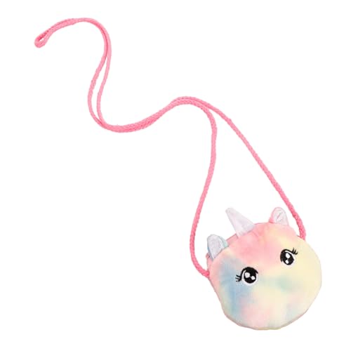 ELAYARD Plüsch Einhorn Umhängetasche für Mädchen Kleine Crossbody Bag mit Langem Riemen Bunte Hologramm Oberfläche Praktisches Phone Storage Pouch für Partys und Alltag ELAYARD Plüsch Einhorn Umhängetasche für Mädchen Kleine Crossbody Bag mit Langem Riemen Bunte Hologramm Oberfläche Praktisches Phone Storage Pouch für Partys und Alltag von ELAYARD