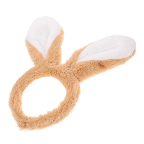 ELAYARD Plüsch Hasenohren Haarreif Kaninchen Stirnband Karneval Kostüm Accessoire für Frauen und Mädchen Weiches Kopfband für und Festtagsdekoration Bequem und Vielseitig Einsetzbar von ELAYARD