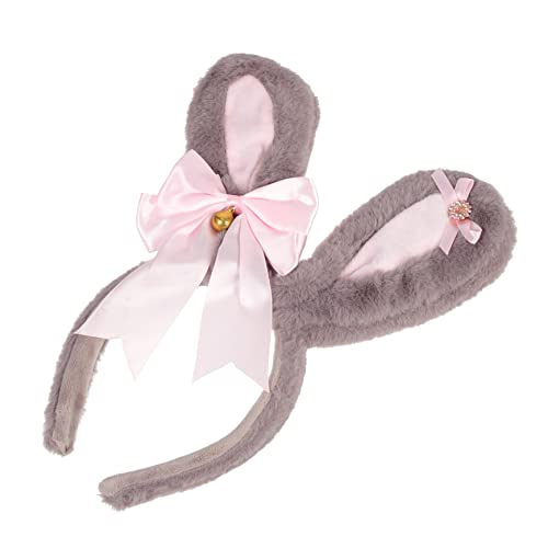 ELAYARD Plüsch Kaninchenohr Haarband mit Schleife Cosplay Kopfbedeckung für Osterpartys Festivals und Besondere Anlässe Leicht und Bequem Perfektes für Mädchen ELAYARD Plüsch Kaninchenohr Haarband mit Schleife Cosplay Kopfbedeckung für Osterpartys Festivals und Besondere Anlässe Leicht und Bequem Perfektes für Mädchen von ELAYARD