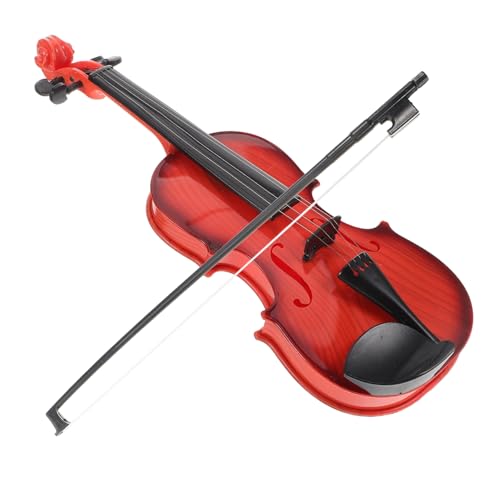 ELAYARD Realistisches Violinenspielzeug mit Klangfunktion Teiliges für Simuliertes Musikinstrument ohne Batterie für Musikalische Aufführungen und Rhythmuslernen von ELAYARD