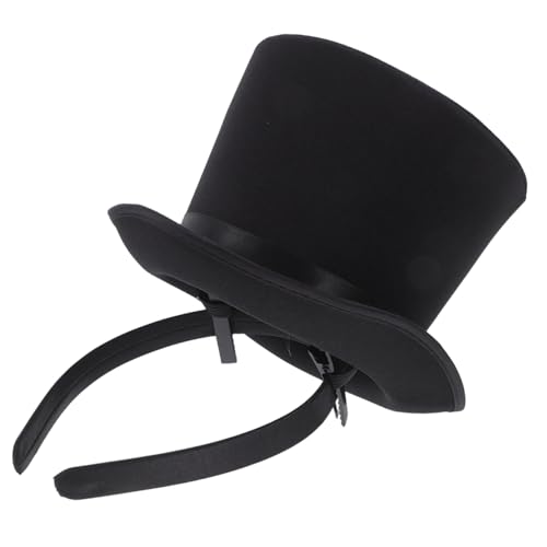 ELAYARD Schwarzer Kleiner Zylinderhut Banquet Party Festival Kostüm accessoire Leicht und Bequem für Karneval Bühnenauftritte und Festliche Feiern Geeignet ELAYARD Schwarzer Kleiner Zylinderhut Banquet Party Festival Kostüm accessoire Leicht und Bequem für Karneval Bühnenauftritte und Festliche Feiern Geeignet von ELAYARD