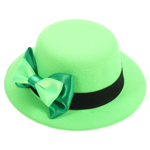 ELAYARD St Patrick's Day Mini Haarclip Damen Kleiner Kleeblatt Zylinderhut Haaraccessoire Grün Festlich Komfortabel von ELAYARD