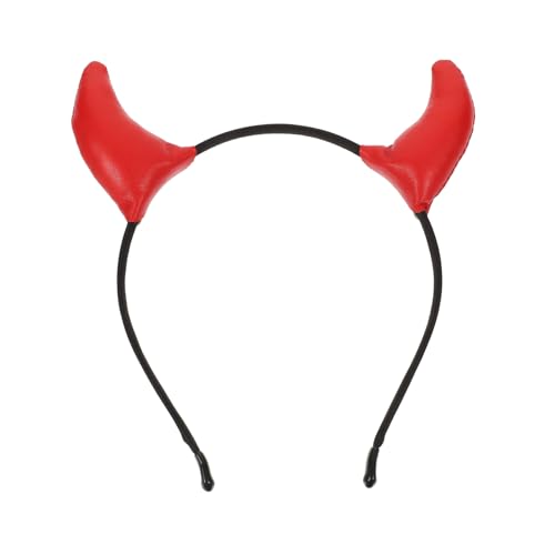 ELAYARD Teufelshörner Haarreif aus Hochwertigem Strapazierfähig Modisches Halloween Stirnband für Damen Herren Karneval Geburtstagsfeier Cosplay Party Zubehör von ELAYARD