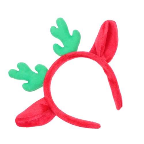 ELAYARD Weihnachtlicher Rentier Haarreif Antler Hairband Cosplay Haarschmuck für Junge Mädchen Party und Festliche Anlässe Weihnachten Xmas Kopfband von ELAYARD