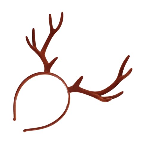 ELAYARD Weihnachtliches Damen Haarband mit Großen Braunen Hirschgeweih Applikationen Klassisch und Vielseitig für Party Cosplay Fotorequisiten und Bühnenauftritte Passend für Verschiedene ELAYARD Weihnachtliches Damen Haarband mit Großen Braunen Hirschgeweih Applikationen Klassisch und Vielseitig für Party Cosplay Fotorequisiten und Bühnenauftritte Passend für Verschiedene von ELAYARD