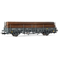 ELECTROTREN E1659 H0 2-achs. Flachwagen Kbs beladen mit Baumstämmen, R.N./RENFE, Ep. III ELECTROTREN E1659 H0 2-achs. Flachwagen Kbs beladen mit Baumstämmen, R.N./RENFE, Ep. III von ELECTROTREN