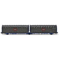 ELECTROTREN H6062 H0 3-Achs-Gelenkplanenwagen Typ Lails 24, TRANSFESA, Ep. IV von ELECTROTREN