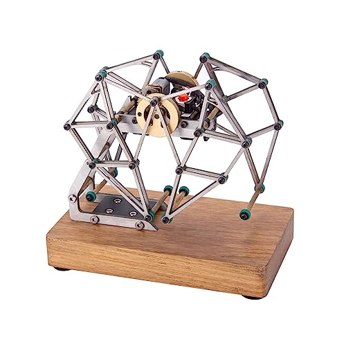 ELEMENTO 3D Metall Puzzle für Erwachsene, Einfaches Strandbeest Modell Zahnradgetriebenes Laufmodell mit Sockel für experimentelle wissenschaftliche Demonstration von ELEMENTO