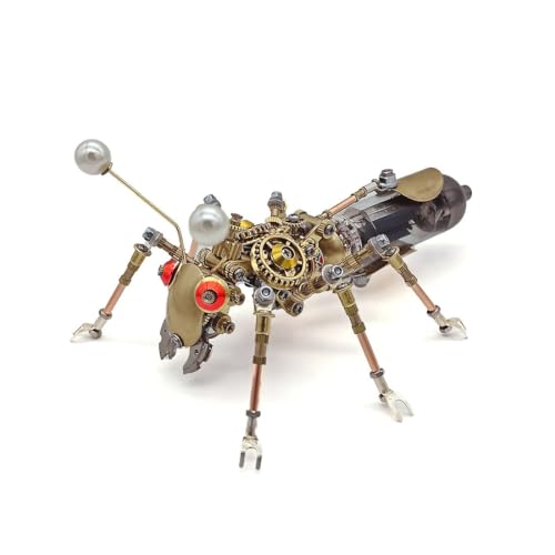 ELEMENTO 3D Metall Puzzles Kits für Erwachsene, Steampunk Insekt Ameise Stereo Puzzles Modellbausatz, 300 Teile Metall Ameise Kit Ornamente Geschenk 2024 Weihnachten von ELEMENTO