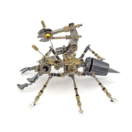 ELEMENTO 3D Metall Puzzles Kits für Erwachsene, Steampunk Insekt Ameise Stereo Puzzles Modellbausatz, 400 Teile Metall Ameise Kit Ornamente Geschenk 2024 Weihnachten von ELEMENTO