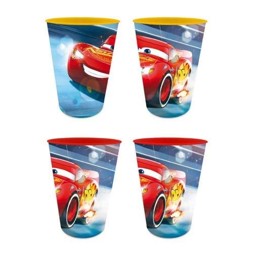 Cars 3 Trinkbecher 4er Set III [Kunststoff] von ELI