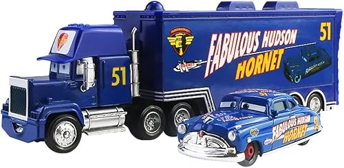 ELIHANA Autos Spielzeug Truck und Mini Racers, Spielauto 2 Stück Set, Auto Transporter, Spielzeugautos Modell für Kinder Geburtstag/Belohnung (NO.51) von ELIHANA