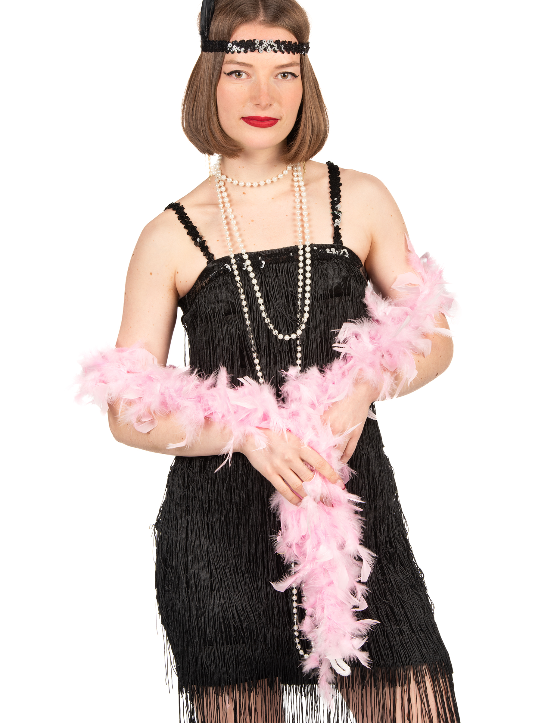 Federboa Kostümzubehör pink 40g Federboa Kostümzubehör pink 40g von KARNEVAL-MEGASTORE