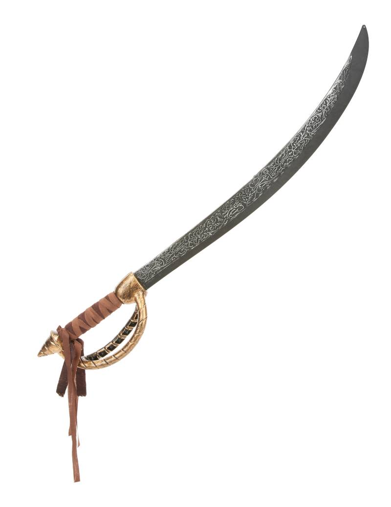 Schwert Piraten Säbel grau 70cm von KARNEVAL-MEGASTORE