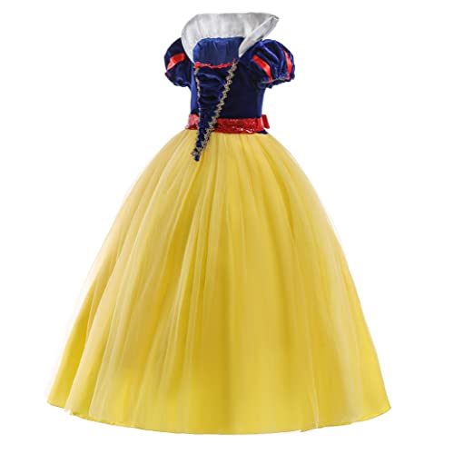 ELSA & ANNA Prinzessin Kleid Mädchen – Eiskönigin – Prinzessinnenkostüm – Mädchen Kleid für Partys, Geburtstage, Fasching, Karneval und Halloween – Prinzessin Kostüm Mädchen – 2-3 Jahre (SNWYEL04) von ELSA & ANNA