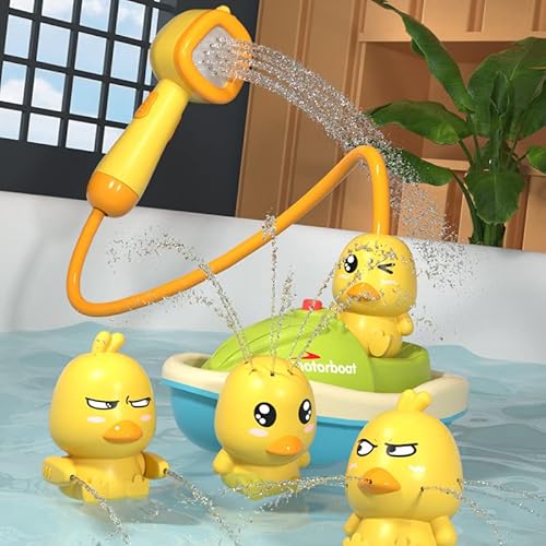 Enten-Spritz-Boot für Kinder | Großes Aufblasbares Wasserspielzeug mit Sprühfunktion | Sicher & Spaßig für Schwimmbad, See & Familienfeiern | Ideal ab 3 Jahren Enten-Spritz-Boot für Kinder | Großes Aufblasbares Wasserspielzeug mit Sprühfunktion | Sicher & Spaßig für Schwimmbad, See & Familienfeiern | Ideal ab 3 Jahren von ELUBLU