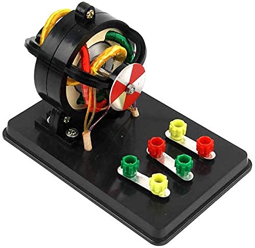 ELUKHT Dreiphasiges Induktionsmotormodell Physik Lehrinstrument Elektromagnetismus Lehrmaterialien Physik Experimentiermodell Experimentiergerät für Physik von ELUKHT