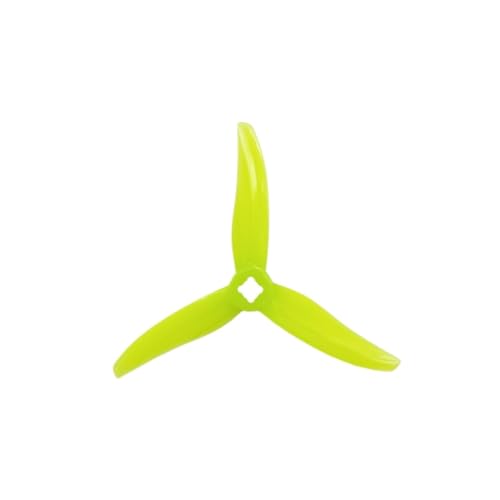 ELUPNMF 2 Paar 4 Stück 3525 3,5 x 2,5 x 3 M5 & T-Halterung, kompatibel mit FPV Freestyle Toothpick-Drohnen 3,5 Zoll und ähnlichen Modellen(Clear Yellow) von ELUPNMF