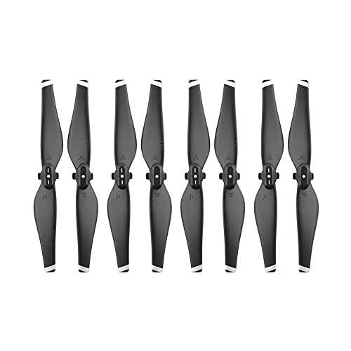 ELUPNMF D Air Drone Kompatibel 8PCS Quick Release Propeller Ersatz Zubehör Ersatzteile Schraube Flügel Fan(Black White) von ELUPNMF