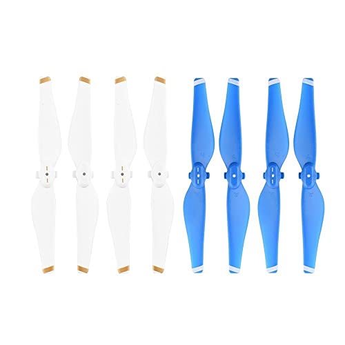 ELUPNMF D Air Drone Kompatibel 8PCS Quick Release Propeller Ersatz Zubehör Ersatzteile Schraube Flügel Fan(White Blue) von ELUPNMF