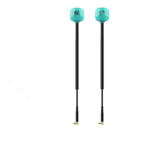 ELUPNMF Foxeer Ant Lollipop 4 Plus 4+ FPV 2,6 Dbi RHCP Kompatibel mit FPV Racing Drone SMA RPSMA UFL MMCX Omni LDS Ant(2PCS MMCX 165) von ELUPNMF
