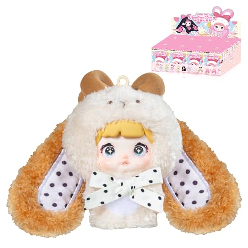 Nommi Baby Sweetie Bunny Series Figuren Blind Box Plüschpuppe Sammlung Spielzeug Geburtstag Geschenke für Kinder und Erwachsene, Unboxed - 8 Packungen (ganzes Set) von ELYSORA