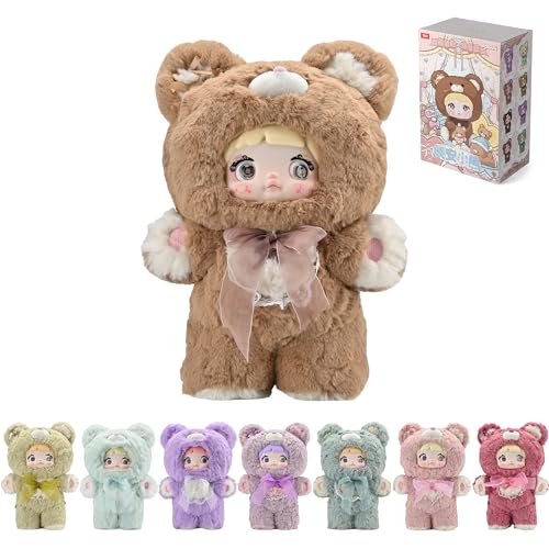 Nommi Good Night Bear 400% Series Figuren Blind Box Plüschpuppe Sammler Spielzeug Kreative Geschenke für Kinder und Erwachsene, Unboxed - 1 Packung Nommi Good Night Bear 400% Series Figuren Blind Box Plüschpuppe Sammler Spielzeug Kreative Geschenke für Kinder und Erwachsene, Unboxed - 1 Packung von ELYSORA