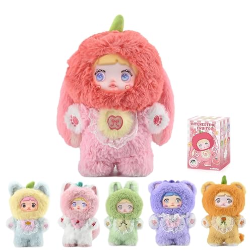 Nommi Interesting Fruit Series Figuren Blind Box Plüschpuppe Sammlung Spielzeug Geburtstag Geschenke für Kinder und Erwachsene, 1 Box von ELYSORA