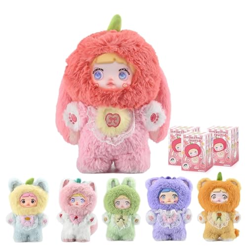 Nommi Interesting Fruit Series Figuren Blind Box Plüschpuppe Sammlung Spielzeug Geburtstag Geschenke für Kinder und Erwachsene, 3 Boxen von ELYSORA