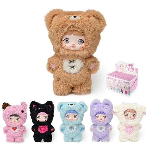 Nommi Loveliness Never Ends Series Figuren Blind Box Plüschpuppe Sammlung Spielzeug Geburtstag Geschenke für Kinder und Erwachsene, 6 Boxen (ganzes Set) von ELYSORA