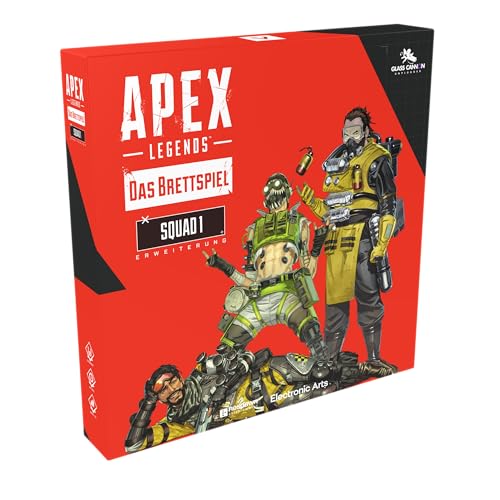 Apex Legends: Das Brettspiel – Squad 1 Erweiterung – 6 Neue Legenden mit Miniaturen, Karten & Spezialeffekten – Zubehör zum Grundspiel – Deutsch – ELZNIR GAMES von ELZNIR GAMES