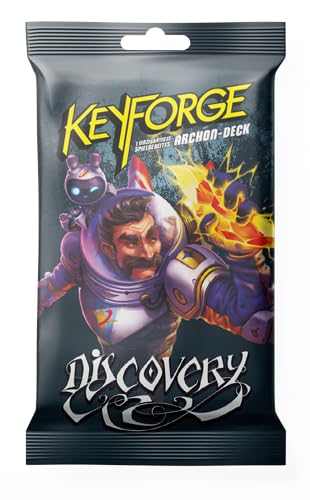 ELZNIR GAMES KeyForge: Discovery – Archon Deck, einzigartiges Duell-Kartenspiel von Richard Garfield, für 2 Spieler, Fraktionen aus früheren Sets, ab 10 Jahren ELZNIR GAMES KeyForge: Discovery – Archon Deck, einzigartiges Duell-Kartenspiel von Richard Garfield, für 2 Spieler, Fraktionen aus früheren Sets, ab 10 Jahren von ELZNIR GAMES